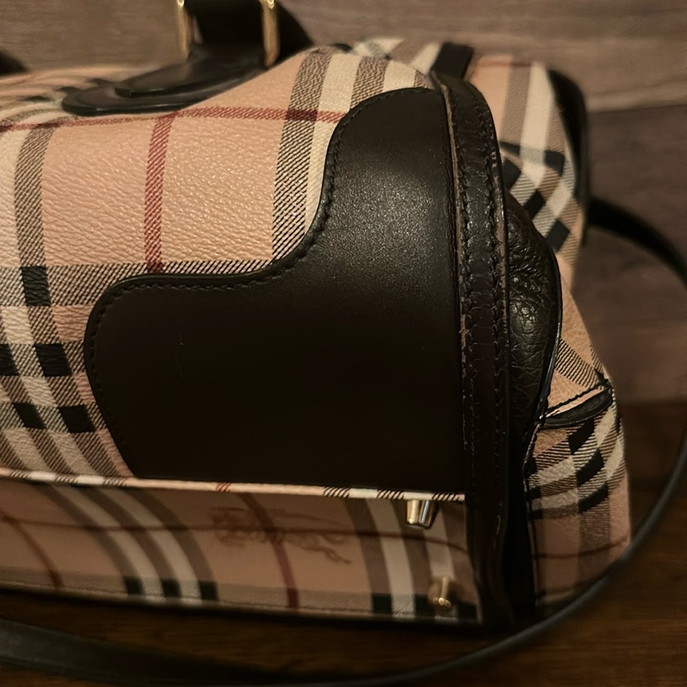 BURBERRY HAYMARKET CHECK GLADSTONE TOTE - Picture 14 of 16